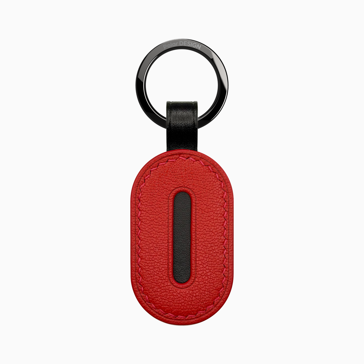 POCKET Key ASOLA Pomodoro — handmade leather keychain by Polar Design Italy