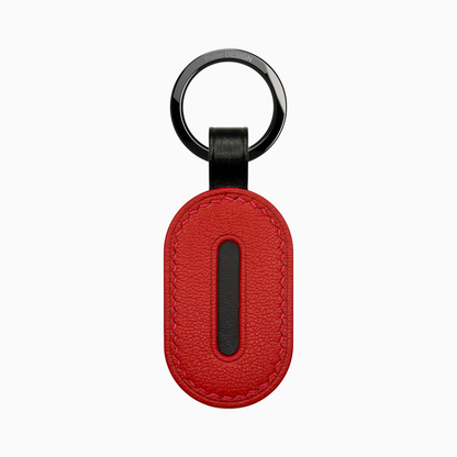 POCKET Key ASOLA Pomodoro — handmade leather keychain by Polar Design Italy