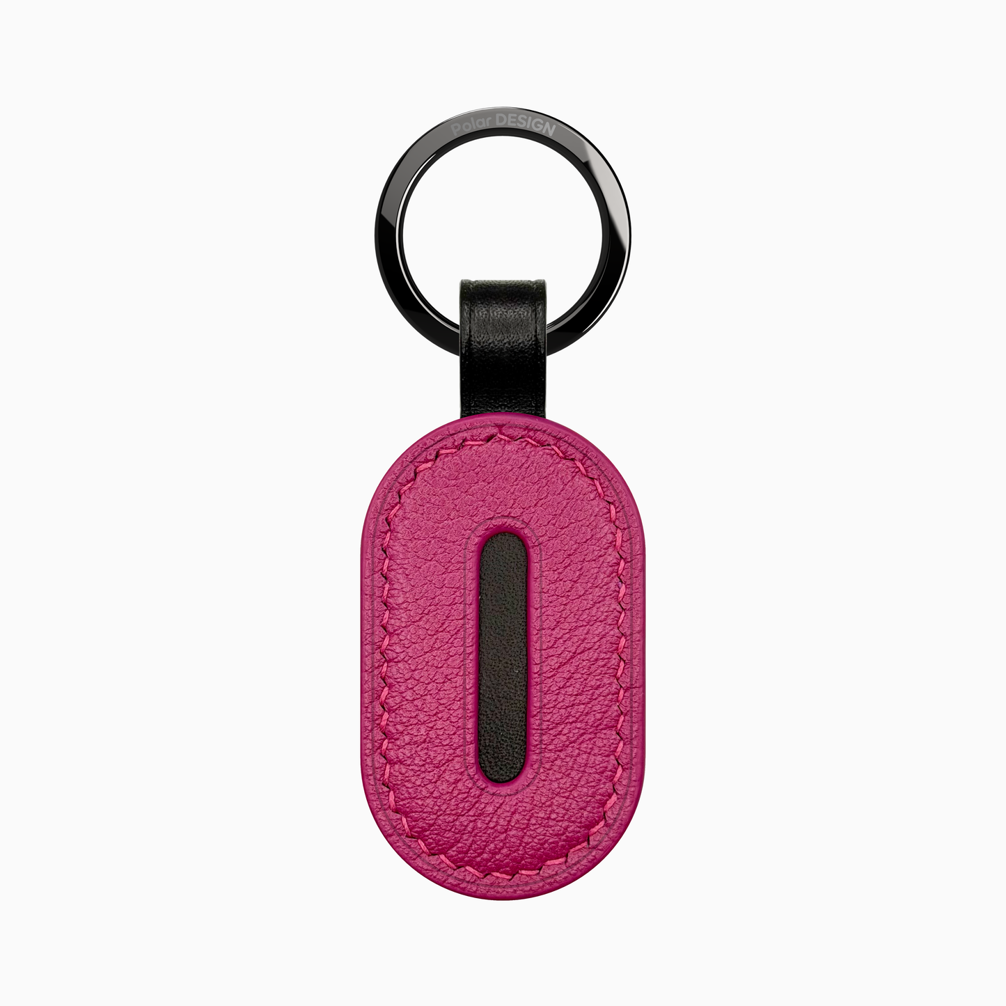POCKET Key ASOLA Orchidea — handmade leather keychain by Polar Design Italy