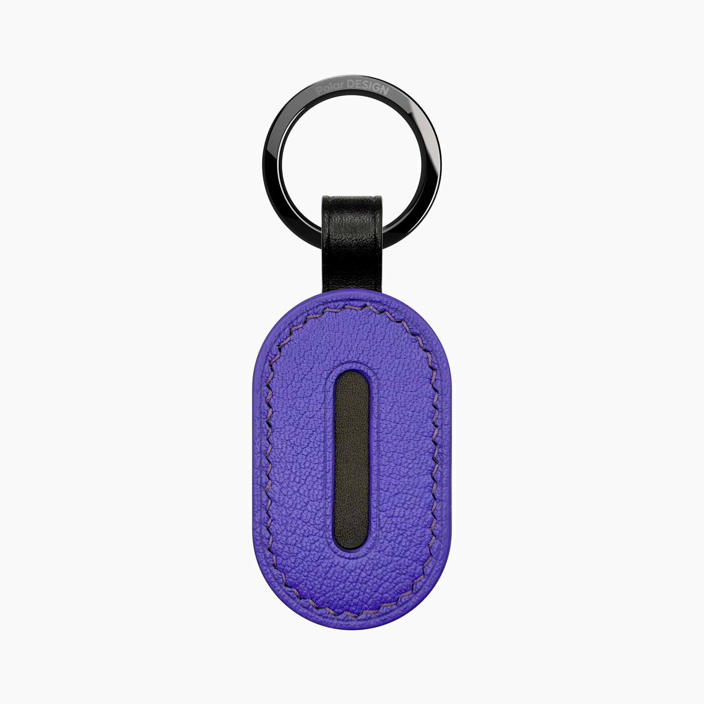 POCKET Key ASOLA Ortensia — handmade leather keychain by Polar Design Italy