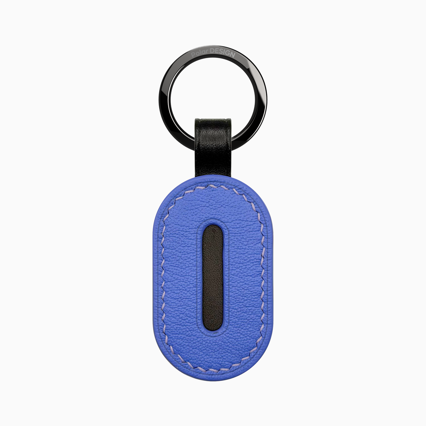 POCKET Key ASOLA Fiordaliso — handmade leather keychain by Polar Design Italy