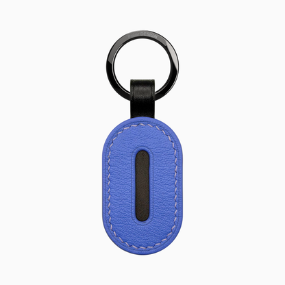 POCKET Key ASOLA Fiordaliso — handmade leather keychain by Polar Design Italy