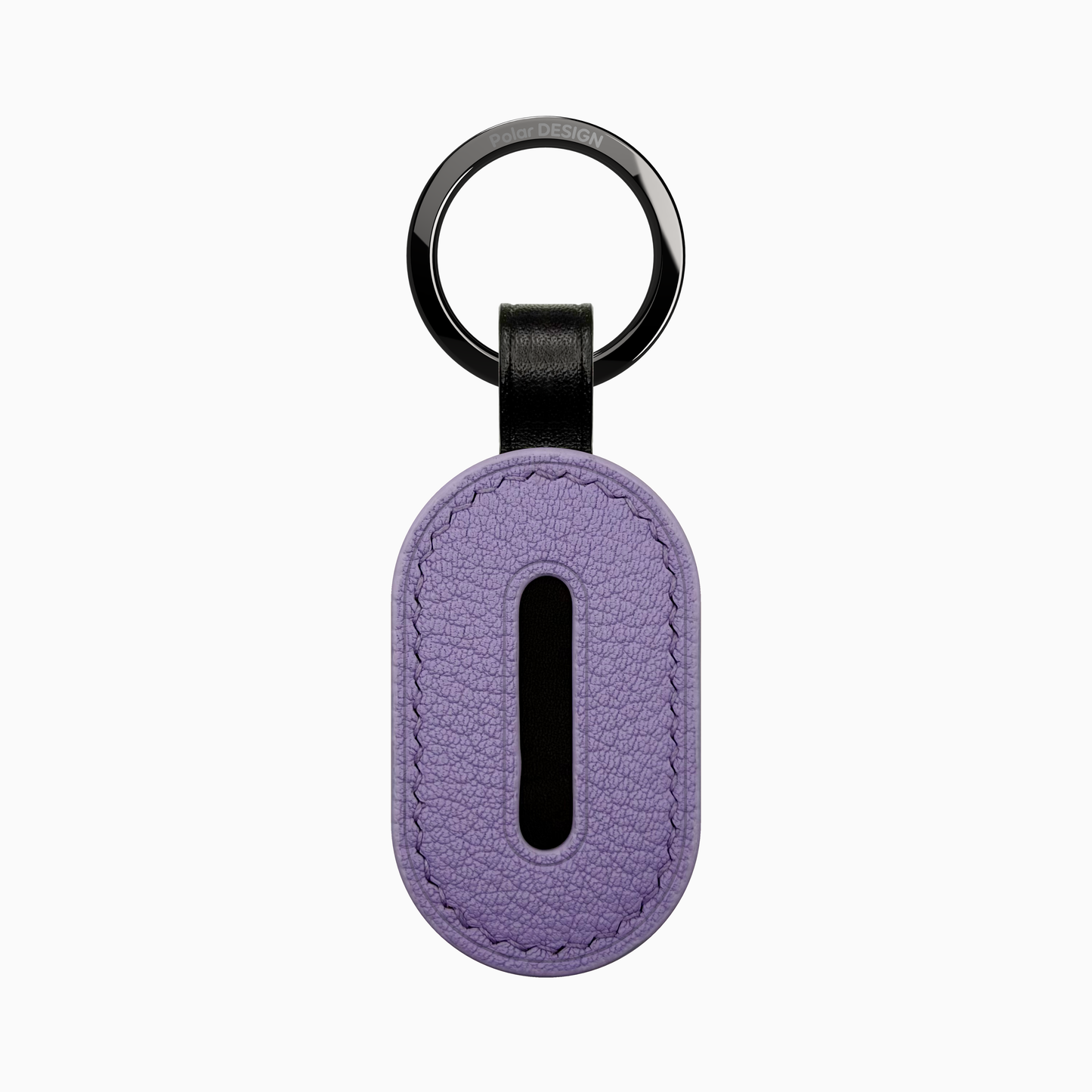 POCKET Key ASOLA Lavanda — handmade leather keychain by Polar Design Italy