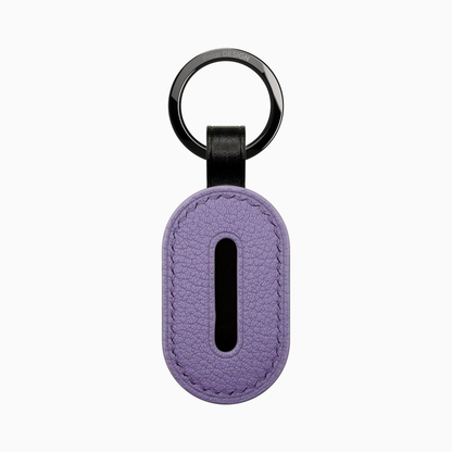 POCKET Key ASOLA Lavanda — handmade leather keychain by Polar Design Italy
