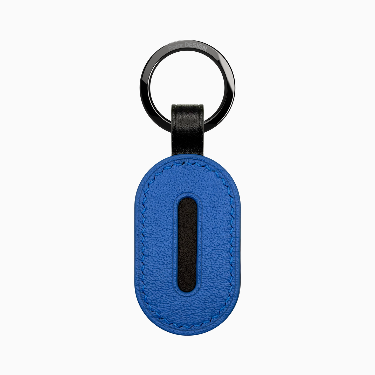 POCKET Key ASOLA Indaco — handmade leather keychain by Polar Design Italy
