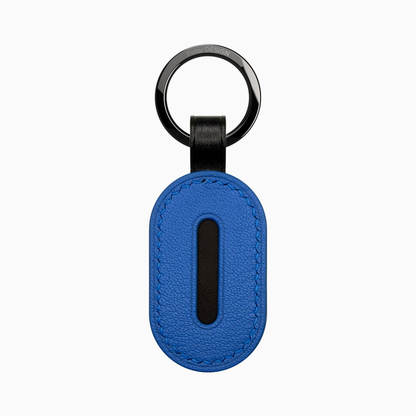 POCKET Key ASOLA Indaco — handmade leather keychain by Polar Design Italy