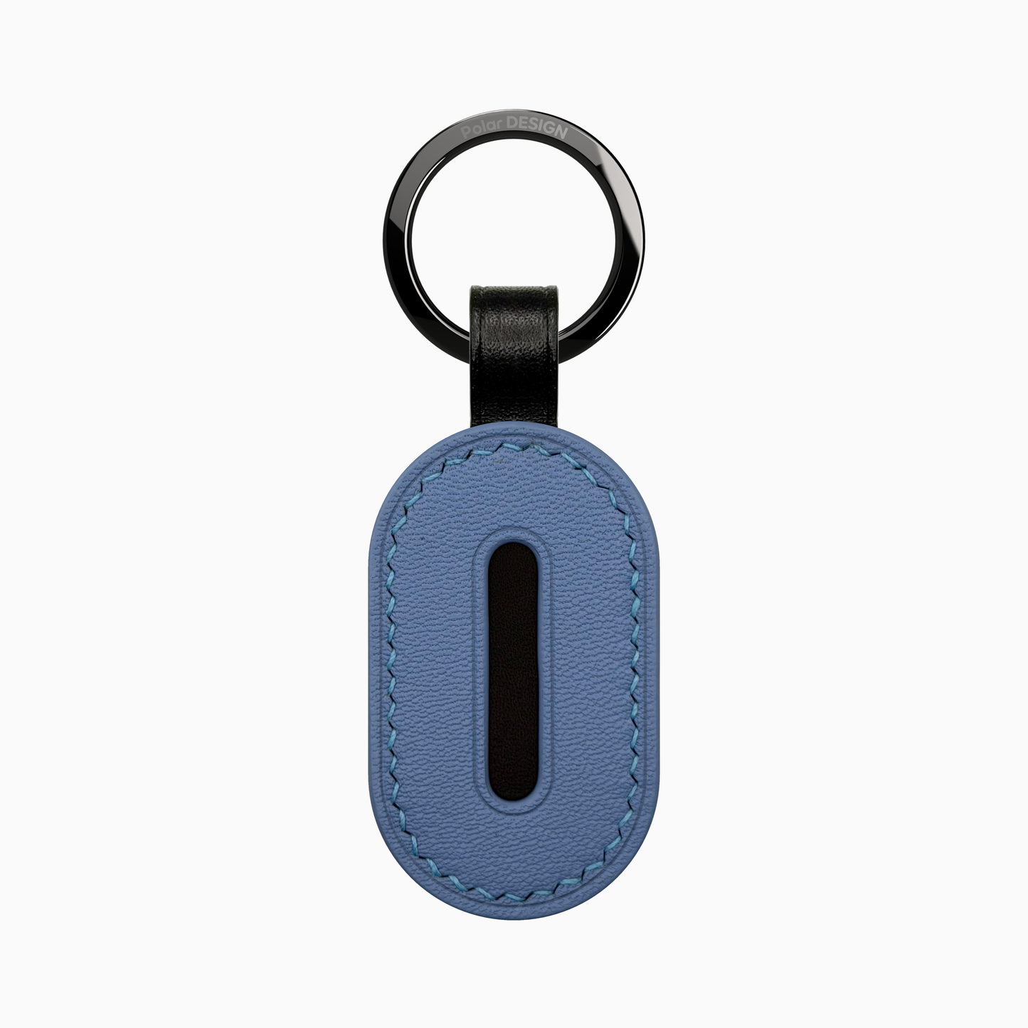 POCKET Key ASOLA Cielo — handmade leather keychain by Polar Design Italy