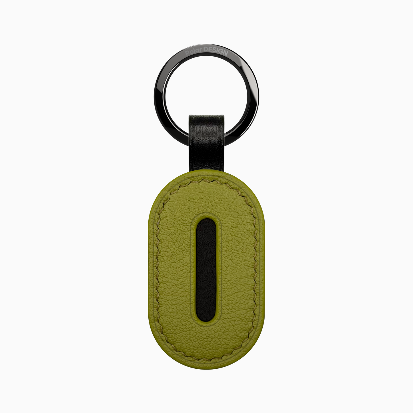 POCKET Key ASOLA Avocado — handmade leather keychain by Polar Design Italy