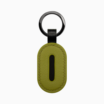 POCKET Key ASOLA Avocado — handmade leather keychain by Polar Design Italy