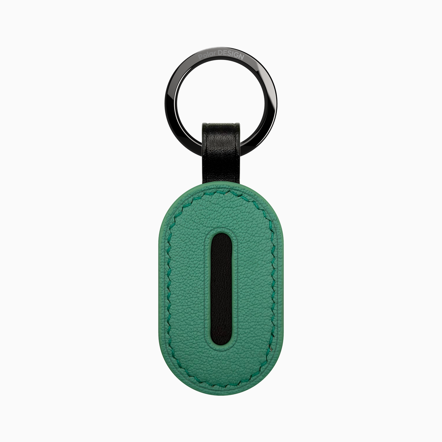 POCKET Key ASOLA Menta — handmade leather keychain by Polar Design Italy