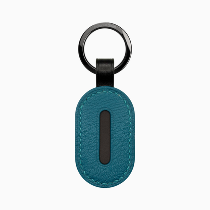 POCKET Key ASOLA Oceano — handmade leather keychain by Polar Design Italy