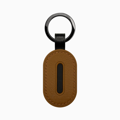 POCKET Key ASOLA Terracotta — handmade leather keychain by Polar Design Italy