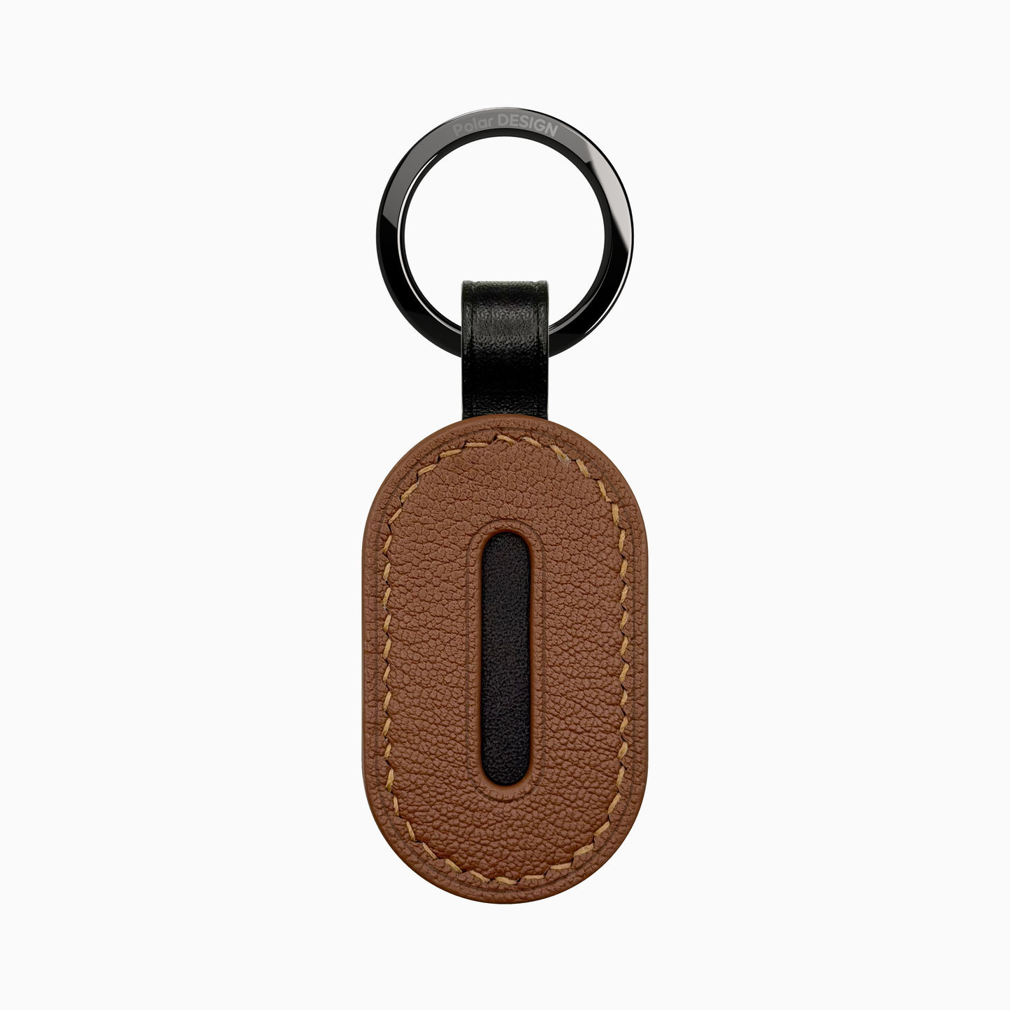 POCKET Key ASOLA Bisonte — handmade leather keychain by Polar Design Italy