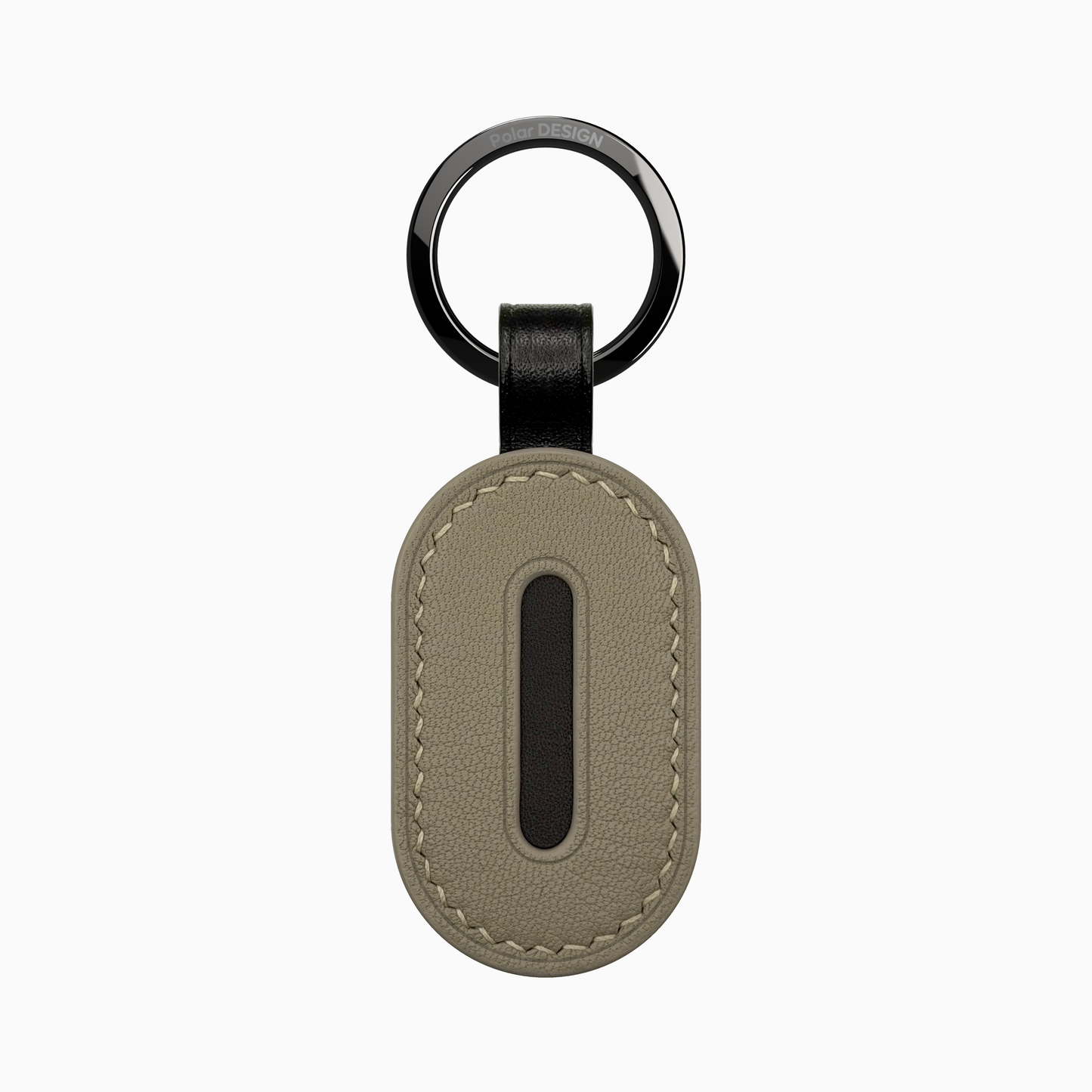 POCKET Key ASOLA Tortora — handmade leather keychain by Polar Design Italy