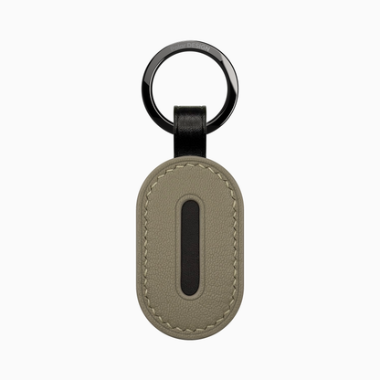POCKET Key ASOLA Tortora — handmade leather keychain by Polar Design Italy