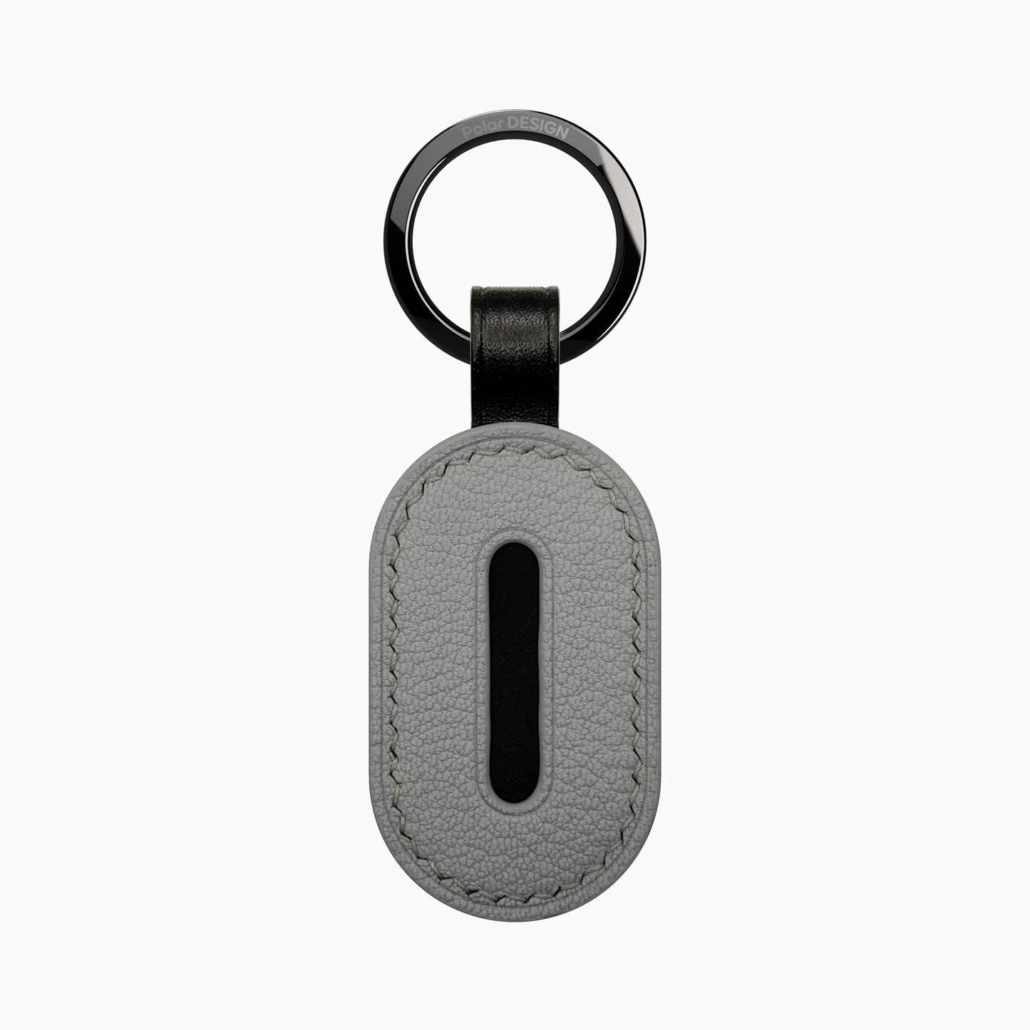 POCKET Key ASOLA Nebbia — handmade leather keychain by Polar Design Italy