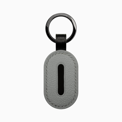 POCKET Key ASOLA Nebbia — handmade leather keychain by Polar Design Italy