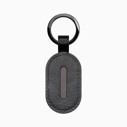 POCKET Key ASOLA Nero — handmade leather keychain by Polar Design Italy