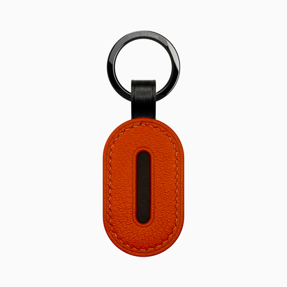 POCKET Key ASOLA Fiamma — handmade leather keychain by Polar Design Italy