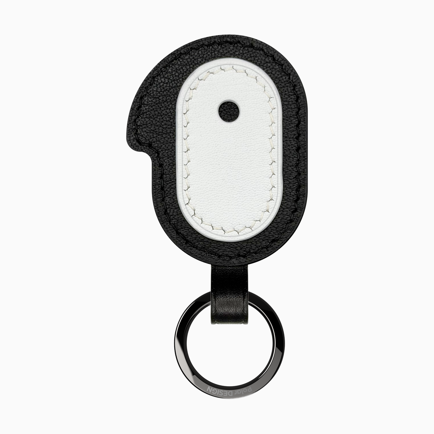 POCKET Key PROFILO Polare — handmade leather keychain by Polar Design Italy