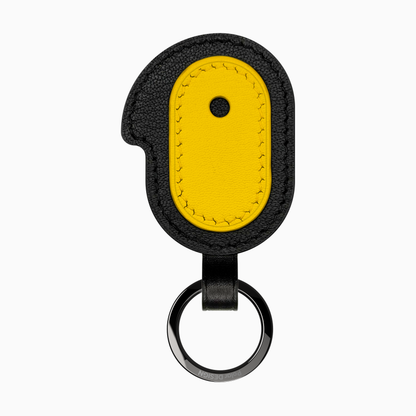 POCKET Key PROFILO Tropicale — handmade leather keychain by Polar Design Italy