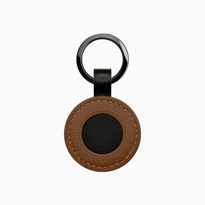 POCKET Key IRIDE Marrone — handmade leather keychain by Polar Design Italy