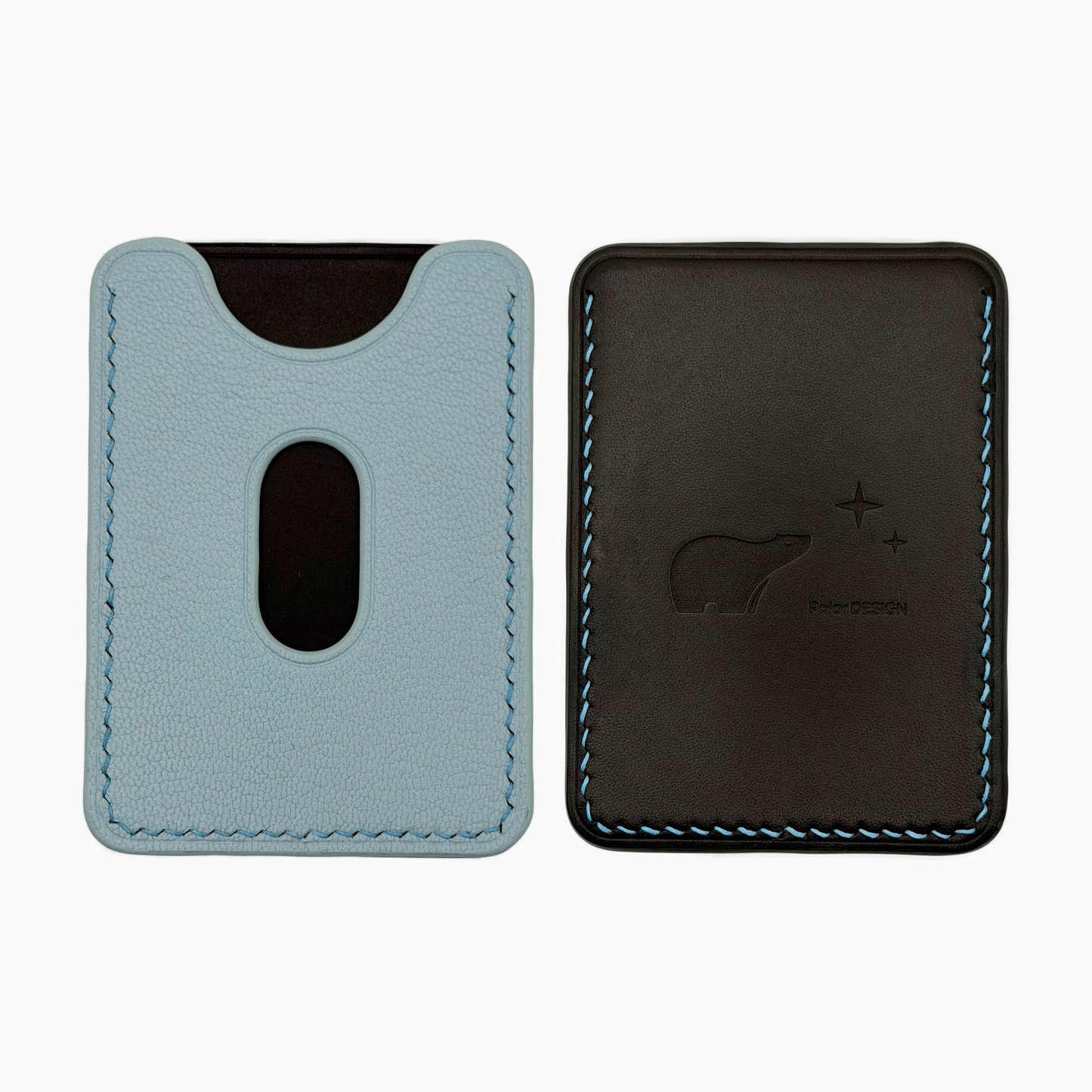POCKET Card mini Colibrì — handmade modular card holder by Polar Design Italy
