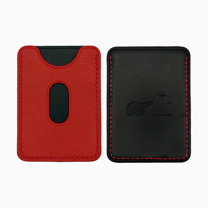 POCKET Card mini Pomodoro — handmade modular card holder by Polar Design Italy