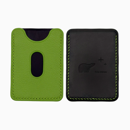 POCKET Card mini Prateria — handmade modular card holder by Polar Design Italy